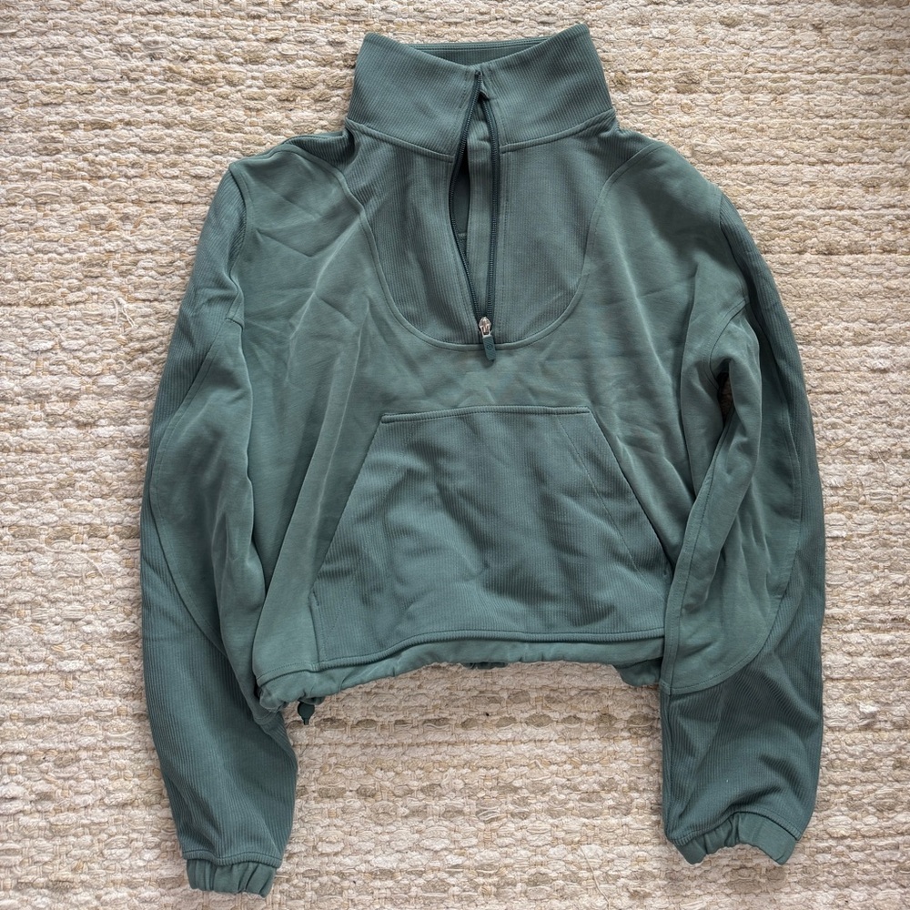 Lululemon Brushed Softstreme Ribbed Half Zip